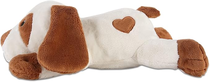 Heartbeat Dog Toy for Puppy- Helps for Dog Anxiety Relief and Calming Aid, Stuffed Animal Anxiety Calming Behavioral Aid Puppy Heartbeat Toy Sleep aid for Dogs Cats Pets - Bloomnest