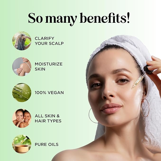 Pure Tea Tree Oil for Hair Skin and Nails - 100% Pure Undiluted Tea Tree Essential Oil with Dropper for Topical Uses Aromatherapy Diffusing and Home and Beauty DIYs - Vegan and Cruelty Free (1 Fl Oz) - Bloomnest