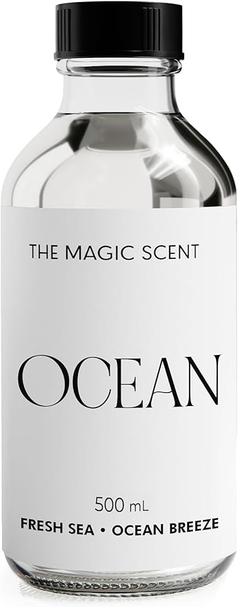 The Magic Scent Ocean Diffuser Oil - Hotel & Home Luxury Scents Inspired by Bali Resort - Oil Scents for Home Designed for Use in All Diffusers - 16.9 fl oz, 500 mL - Bloomnest