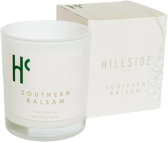 Southern Balsam Single Wick Soy Candles, Luxury Scented Candles for Home - Up to 60 Hour Burn Time, Cruelty-Free Soy Wax Blend - Cedarwood Fragrance, Notes of Eucalyptus & Amber (9 oz) - Bloomnest