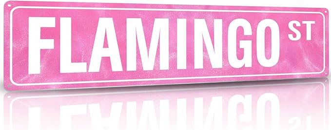 Flamingo Gifts for Women Flamingo Decor Pink Wall Decor Girl Room Christmas Decorations Pink Dorm Door Sign Cute Aesthetic Wall Art for Bedroom - Bloomnest