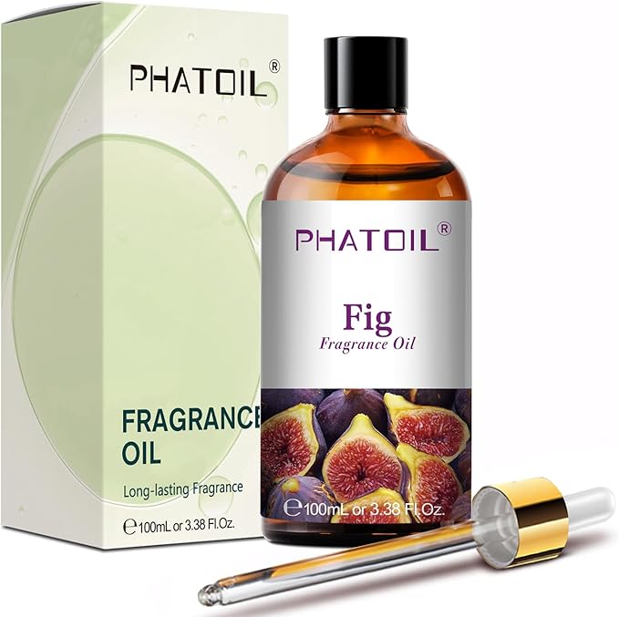 PHATOIL Fig Fragrance Oils for Aromatherapy, 3.38FL.OZ Diffuser Oils for Home, Perfect for Aromatherapy, Humidifiers, Yoga, DIY Candle and Soap Making - 100ml - Bloomnest