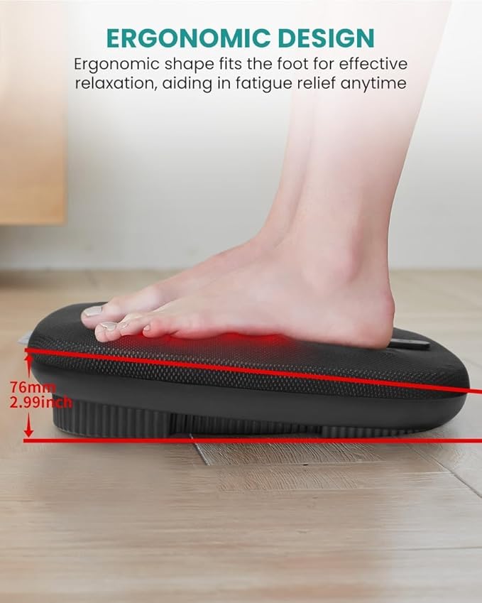 Shiatsu Foot Massager with Heat, Nekteck Electric Kneading Feet Massage Machine for Circulation and Neuropathy Plantar Fasciitis Pain Relief, Home Office Use, Gifts for Women Men Mom Dad Birthday Gift - Bloomnest