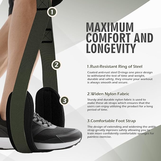 LEEKEY Resistance Bands Set for Pull-Up Assistance & Full-Body Training, Multi-Level Exercise Bands with Bag for Home Workouts, Physical Therapy, Strength Training (Men/Women) - Bloomnest