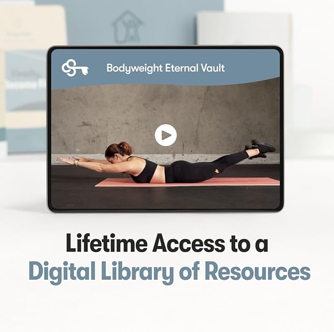 Bodyweight Transformation Journal and Elevate Exercise Cards. Complete Fitness System with Effective Bodyweight Exercises in a Card Deck. No Equipment Needed. #1 At home Fitness Journal/Fitness Planner for Women & Men. - Bloomnest