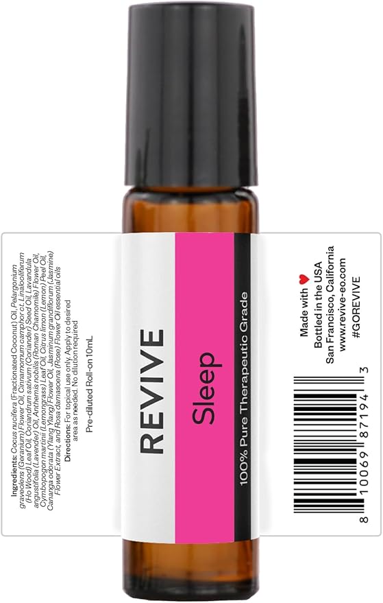 Top 6 Roll-Ons Kit by Revive Essential Oils - 100% Pure Therapeutic Grade, For Diffuser, Humidifier, Massage, Aromatherapy, Skin & Hair Care - Cruelty Free - Unrefined Oils With No Fillers. - Bloomnest