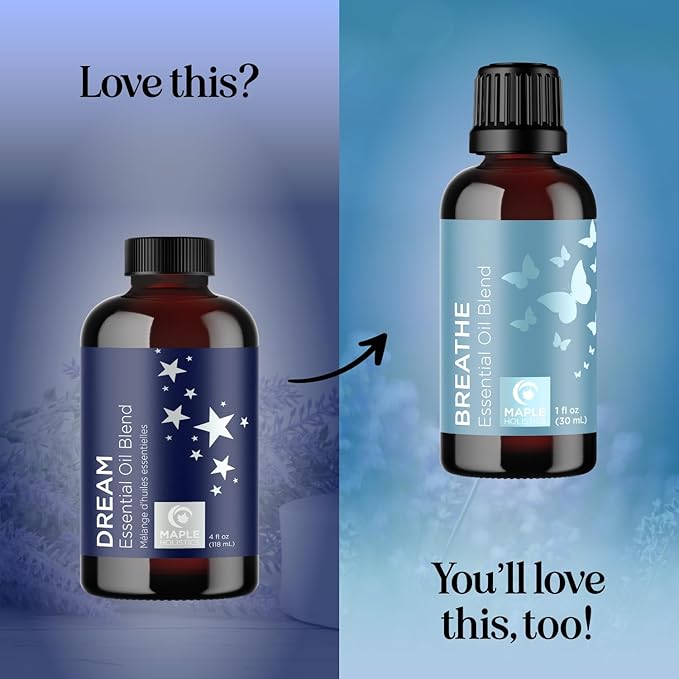 Sleep Essential Oil Blend for Diffuser - Dream Essential Oils for Diffusers Aromatherapy and Relaxation with Clary Sage Ylang-Ylang Roman Chamomile and Lavender for Sleep Time Support (4 Fl Oz) - Bloomnest