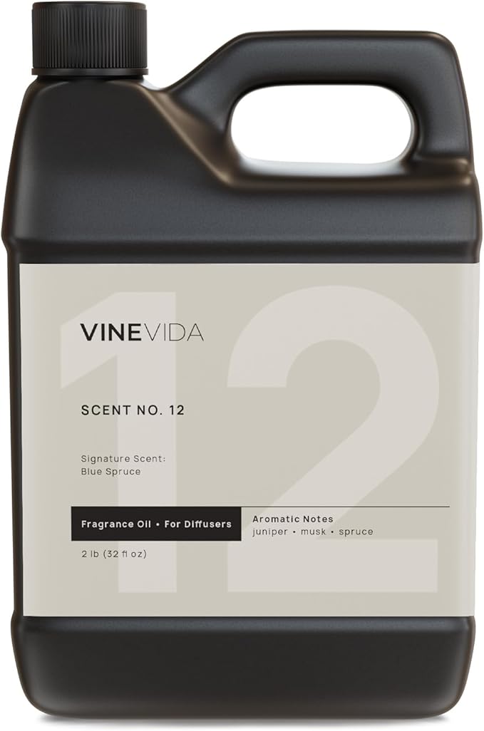 VINEVIDA [32 Fl Oz] Blue Spruce Fragrance Oil for Cold Air Diffusers, Essential Oils for Diffuser Oil Refill & Air Freshener Room Spray - Bloomnest