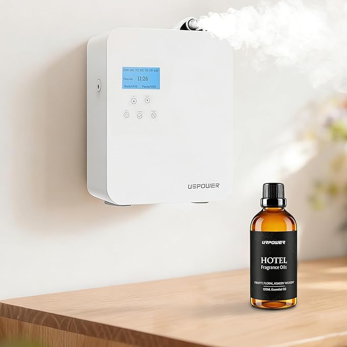 URPOWER Hotel Collection Diffuser Oil Inspired by The Ritz-Carlton Hotel Scent – Fruity Floral Amber Fragrance Oil, Diffuser Essential Oil for Ultrasonic and Waterless Diffusers - Bloomnest