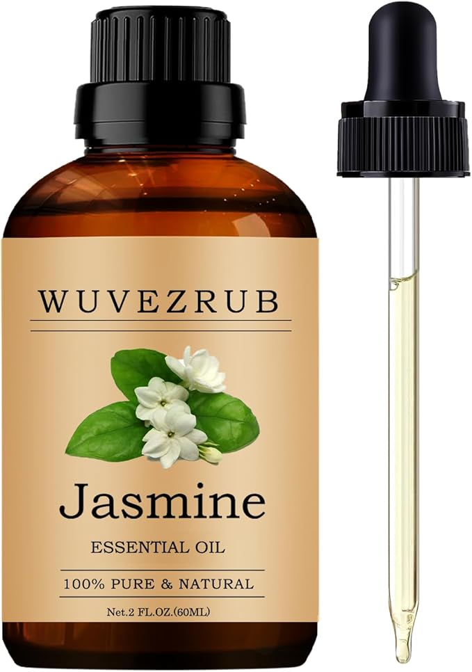 Jasmine Essential Oil, 60ML Pure and Natural for Aromatherapy Diffuser - 2 Fl Oz - Bloomnest