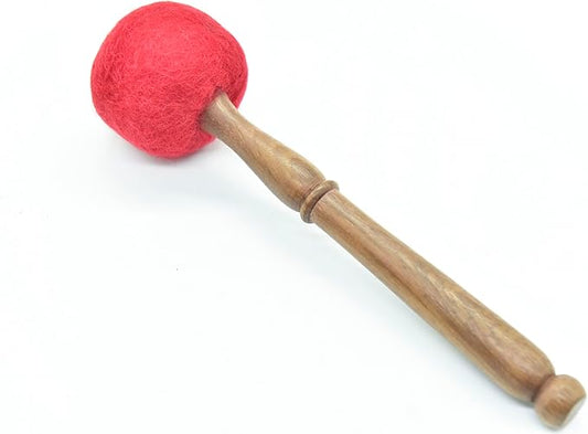 9 Inches Tibetan Singing Bowl Mallet Wooden Felt Striker Sound Bowl Meditation Mallet Sound Bowl Stick Meditation Yoga Tibetan sound bowl mallet (9 Inches) - Bloomnest