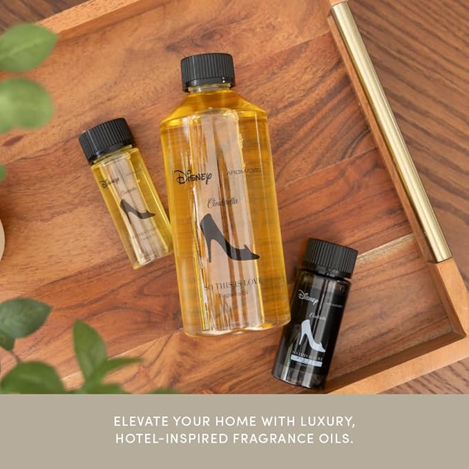Aroma360 x Disney | So This is Love Oil Blend | Disney Princess Cinderella Luxury Essential Diffuser Oil | Aromatherapy Scent Diffuser Oil | Pear, Jasmine and Patchouli 1.7 fl oz, 50 mL - Bloomnest