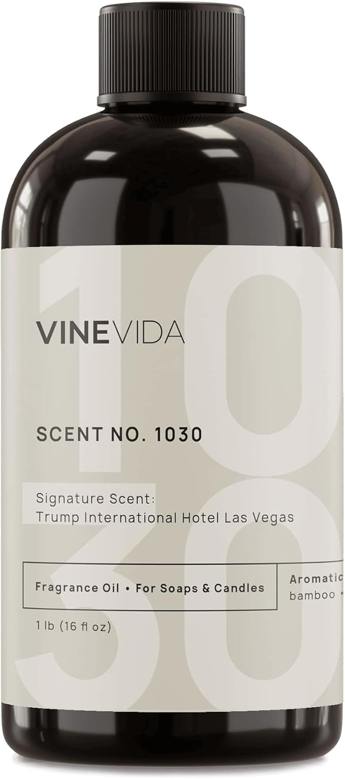 VINEVIDA Scent NO. 1030 Fragrance Oil for Cold Air Diffusers - 16oz (1lb) - Inspired by: Trump International Hotel Las Vegas Hotel Fragrance Diffuser Oil - Hotel Scents for Home - Diffuser Oil VINEVIDA