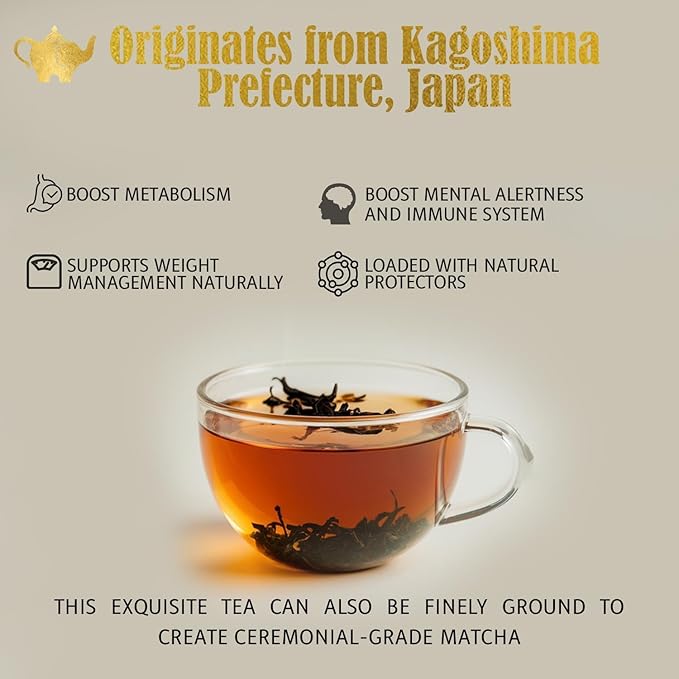 Japanese Sencha Green Tea, Organic Loose Leaf Sencha Tea – Antioxidant & Detox Support – Refreshing Hot or Iced Green Tea – 4 oz Resealable Bag (Makes 50 Cups) – The Elegant Elephant - Bloomnest