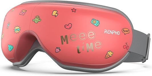 RENPHO Eyeris 1 Eye Massager with Heat, Christmas Birthday Gifts for Women Men Mom Dad Her Him, FSA Eligible HSA Eye Mask for Migraine, Smart Sleep Mask for Dry Eyes Relax, Reduce Strain - Bloomnest