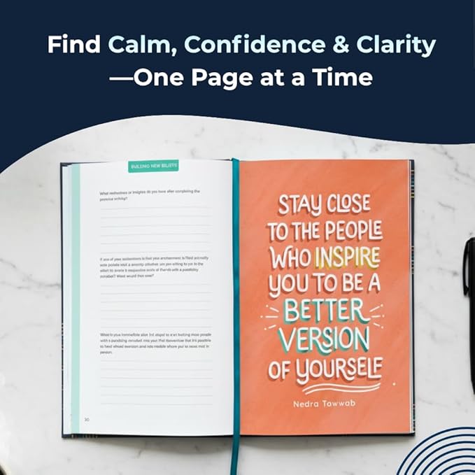 Big Life Journal – Guided Journal for Adults – Growth Mindset Workbook for Self-Improvement, Reflection & Gratitude – Build Habits & Manage Stress – Self-Care Gift for Men, Women & Office Friends - Bloomnest