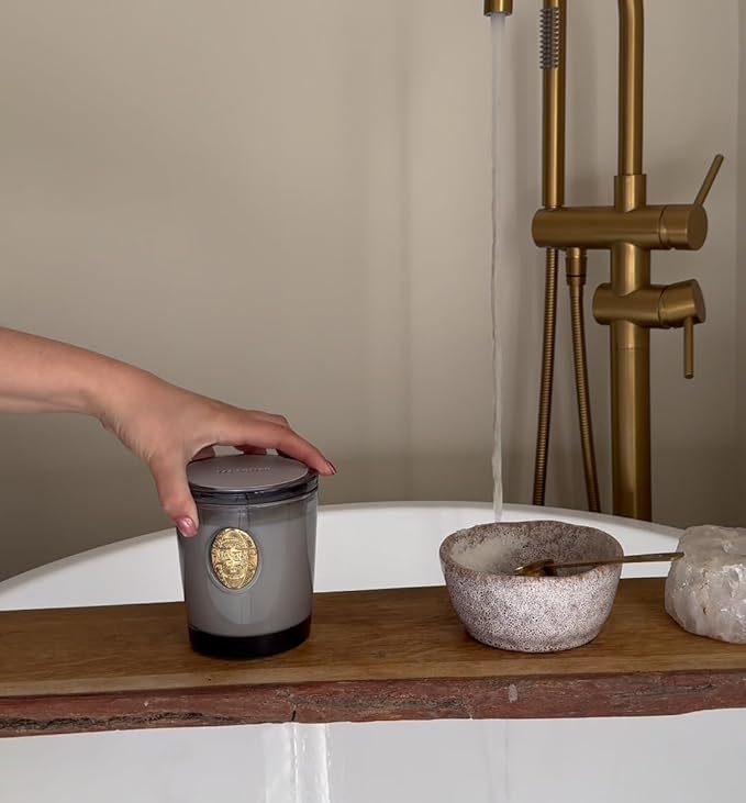 M&SENSE Natural Soy Candle | Coconut & Gray | 9.2 oz, 50H Burn Time | Luxury Scented Candle for Relaxation, Gifting, Home Décor | Ideal for Bedroom, Office, Party Ambiance - Bloomnest