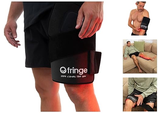 Fringe Red Light Therapy Wrap, Wireless, Has Both Red Light 660nm and Infrared Light 850nm, 360 LED Lights, Sports Recovery JoinFringe