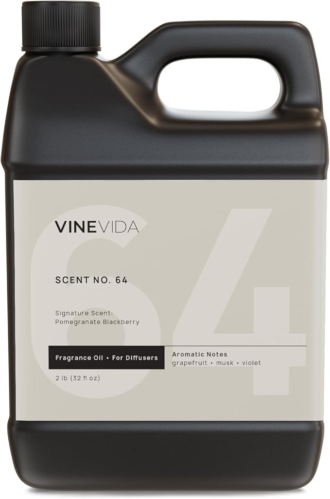 VINEVIDA [32 Fl Oz] Pomegranate Berry Fragrance Oil for Cold Air Diffusers, Essential Oils for Diffuser Oil Refill & Air Freshener Room Spray - Bloomnest