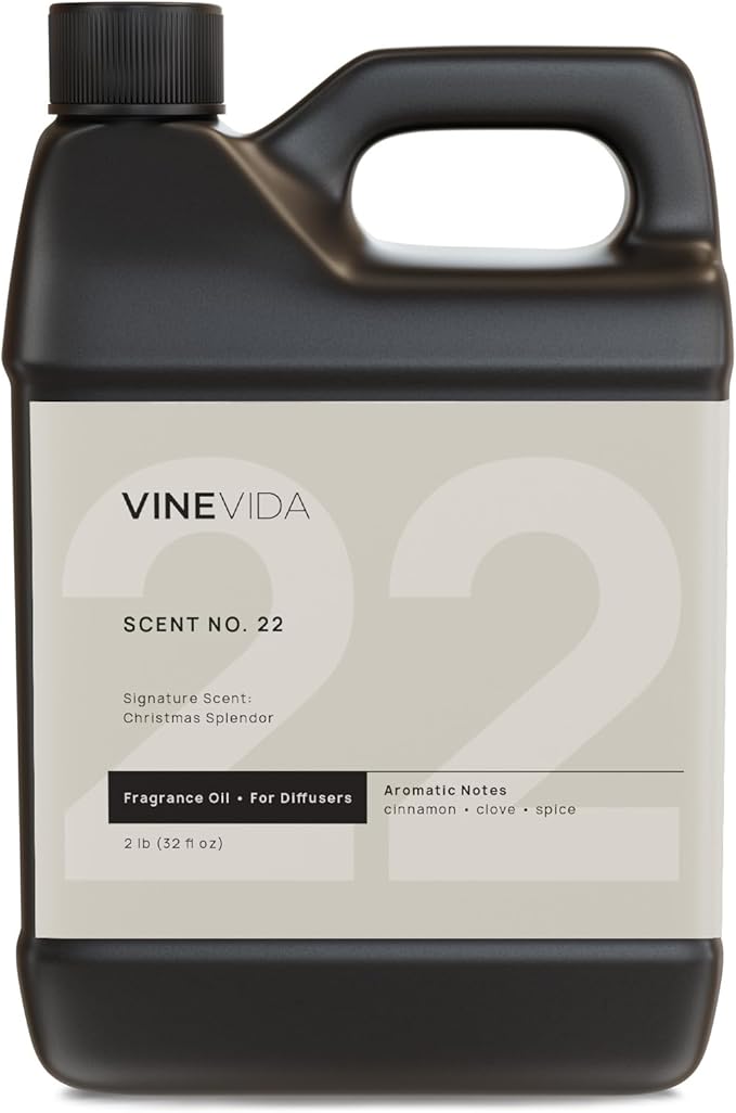 VINEVIDA [32 Fl Oz ] Christmas Splendor Fragrance Oil for Cold Air Diffusers, Essential Oils for Diffuser Oil Refill & Air Freshener Room Spray - Bloomnest
