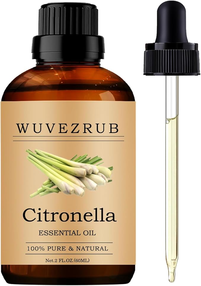 Citronella Essential Oil, 60ML Pure and Natural for Aromatherapy Diffuser - 2 Fl Oz - Bloomnest