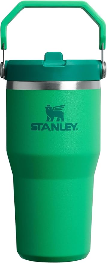 STANLEY IceFlow 2.0 Flip Straw Tumbler with Handle 20 oz | Twist On Lid and Flip Up Straw | Leak Resistant Water Bottle | Insulated Stainless Steel | BPA-Free | Meadow - Bloomnest
