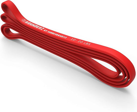 Rubberbanditz Rounded Edge Resistance Band | Compact and Light Weight Exercise Bands | Suitable for All Fitness Levels Users| Travel Friendly Resistance Bands for Working Out - Bloomnest