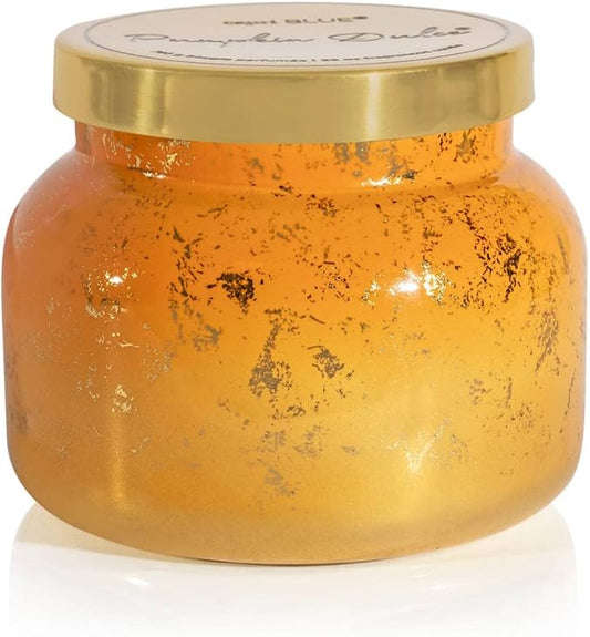 Capri Blue Glimmer Jar Candles - Luxury Holiday Scented Candles for Home - Long Lasting Soy Wax Blend - Scented Holiday & Home Decor - Pumpkin Dulce Oversized Signature Jar (28 oz) - Bloomnest