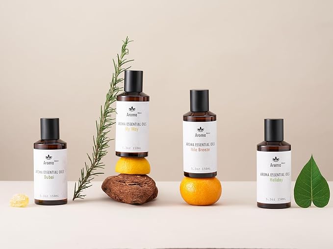 Hotel Scent Essential Oil - My Way - Luxury Hotel Inspired Home Aromatherapy Diffuser Oil - Lemon, Bergamot, Orange Blossom- for Diffuser, Humidifier, Ultrasonic, Reed - 150ML - Bloomnest