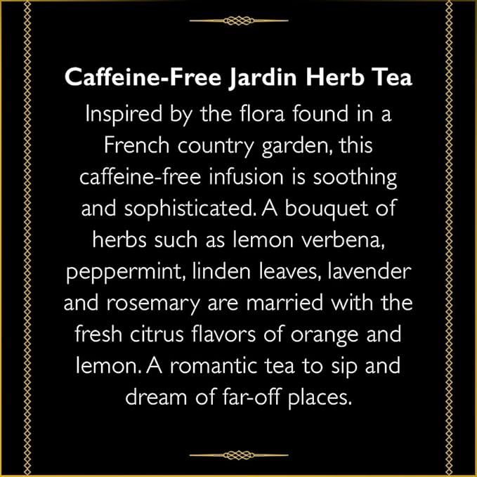 The Republic of Tea – Downton Abbey Violet and Mary Tea – Caffeine-Free Jardin Herb, 36 Tea Bags - Bloomnest