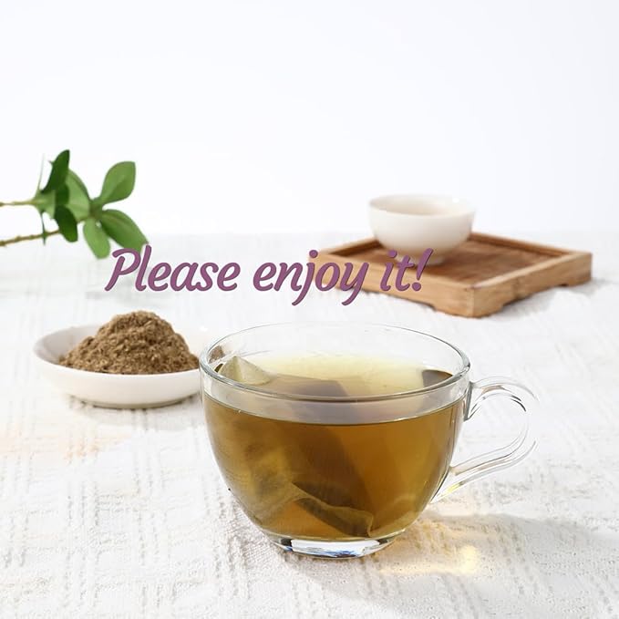 Premium 50 Hyssop Tea Bags, Made with Natural Hyssop Flowers, Support Digestion & Promote Relaxation, No Artificial Flavors & Caffeine Free. - Bloomnest