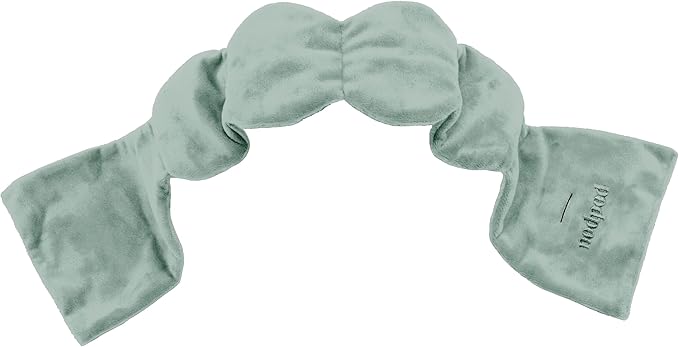 Nodpod Weighted Blanket & Sleep Mask Bundle – Ultra-Soft Body Blanket with Glass Beads + Light-Blocking Eye Mask – Relaxation, Comfort, Travel & Better Sleep - Sage - Bloomnest