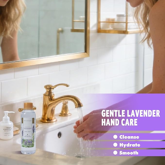 Spa Luxetique Bath Sets for Women Gifts - 10 Pcs Lavender Spa Kit, Self Care Kit for Her, Birthday, Mother's Day, Anniversary, Holiday, Valentine's Day Gifts for Her, Mother, Girlfriends, Wife - Bloomnest