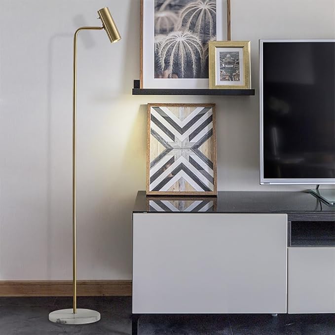 Nordic Floor Lamp Minimalism Modern Family Iiving Room Bedroom Creativity LED Decorative Standing Light (F) - Bloomnest