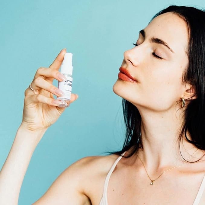 grace & stella Award Winning Rose Water Spray for Face with Glycerin & Aloe Vera - Travel Size (30ml) - Rosewater Face Mist for All Skin Types - Hydrating, Calming, Rejuvenating Facial Toner - Vegan - Bloomnest