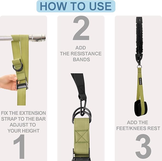 Pull Up Assistance Bands, Adjustable Heavy Duty Assisted Bands for Pull Ups - Bloomnest