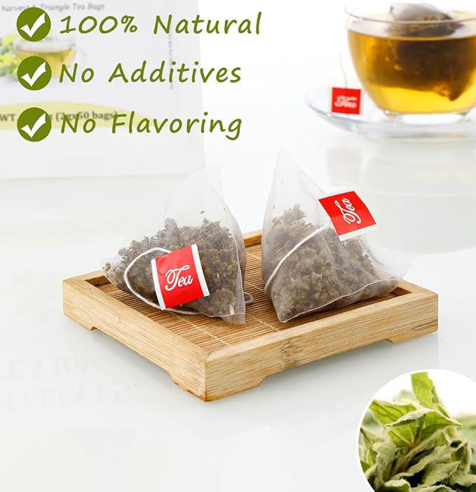Premium Mullein Leaf Tea,100 Bags.for Respiratory Support and Lungs Cleanse detox, No Additives & Caffeine Free. - Bloomnest
