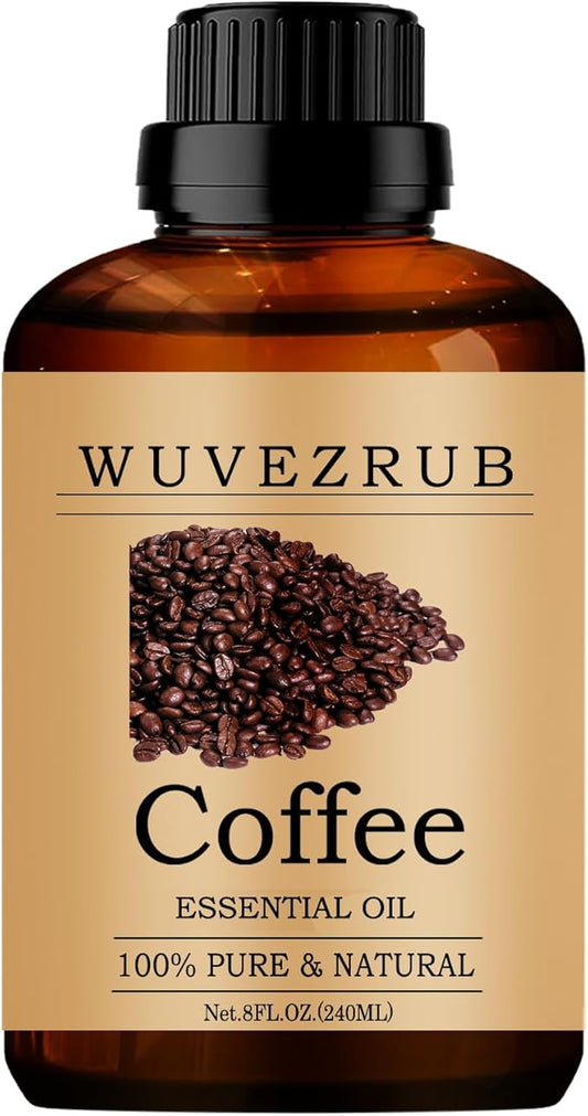 Coffee Essential Oils, 240ML Pure and Natural Essential Oil for Aromatherapy Diffuser - Coffee /8 Fl Oz - Bloomnest