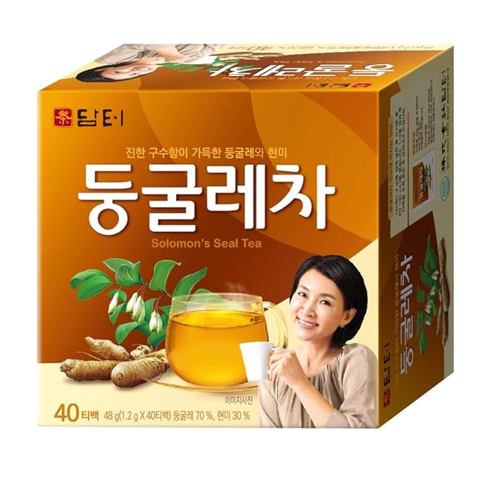 Damtuh Solomon’s Seal Tea – Roasted Herbal Tea, Smooth & Caffeine-Free, 40 Tea Bags (1.5g each) - Bloomnest