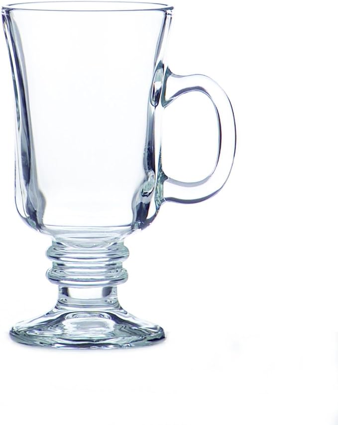 Libbey 8-1/2-Ounce Irish Coffee Mug, Clear - Bloomnest