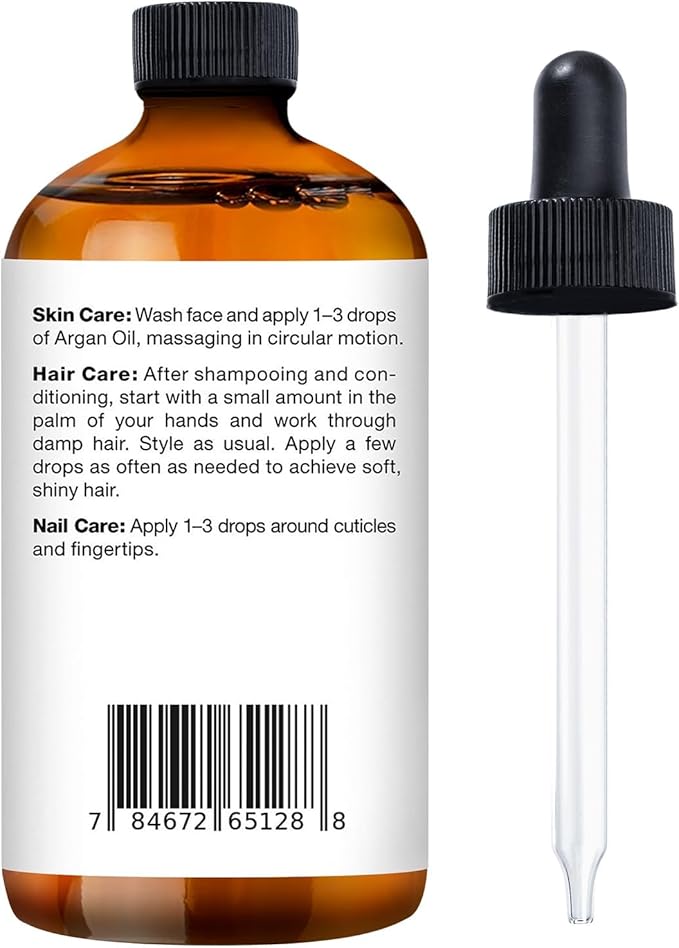 Majestic Pure Essential Oil with Glass Dropper - 100% Pure and Natural - Essential Oils for Diffuser, Aromatherapy, Soap and Candle Making, Moroccan Argan Essential Oil, Moroccan Argan Oil, 4 Fl Oz - Bloomnest