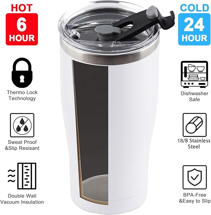 12 Pack 30oz Stainless Steel Tumblers Bulk Reusable Travel Mugs with Lid, Double Wall Powder Coated Coffe Cup for Home, Office, Outdoor Suitable for Vehicle Cup Holders - Bloomnest