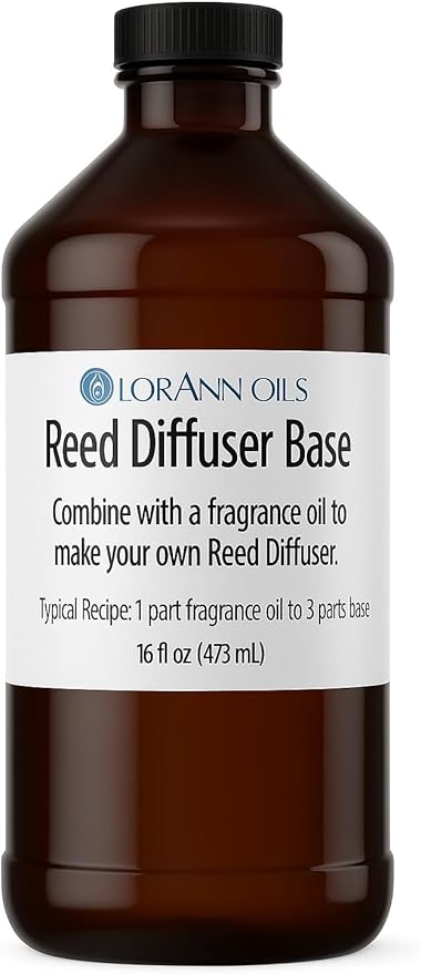 LorAnn Oils Reed Diffuser Base Unscented | Reed Diffuser Base Refill for DIY Home & Car Fragrance, Perfume & Essential Oil Mixing | Diffuser Base - 16 oz - Bloomnest