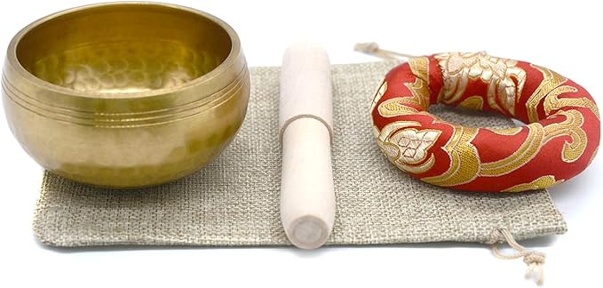 Singing Bowls, Tibetan Singing Bowl Set, Meditation Bowl, Sound Bowls-Easy To Play for Beginners - Bloomnest