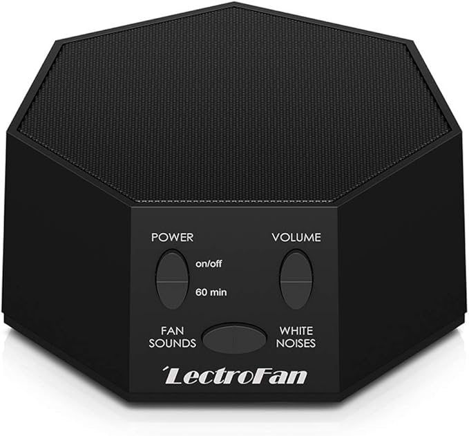 Adaptive Sound Technologies LectroFan Classic White Noise Machine - Global Power Edition with Adaptors for US, UK & EU - 20 Non-Looping Fan & White Noise Variations - White - Bloomnest