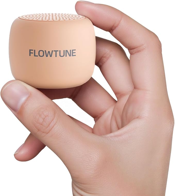 Sound Machine Flowtune White Noise Machine for Baby Adults, Mini Portable Sound Machine for Travel, 6H Timer, 18 Soothing Sleep Sounds Gift (Peach) - Bloomnest