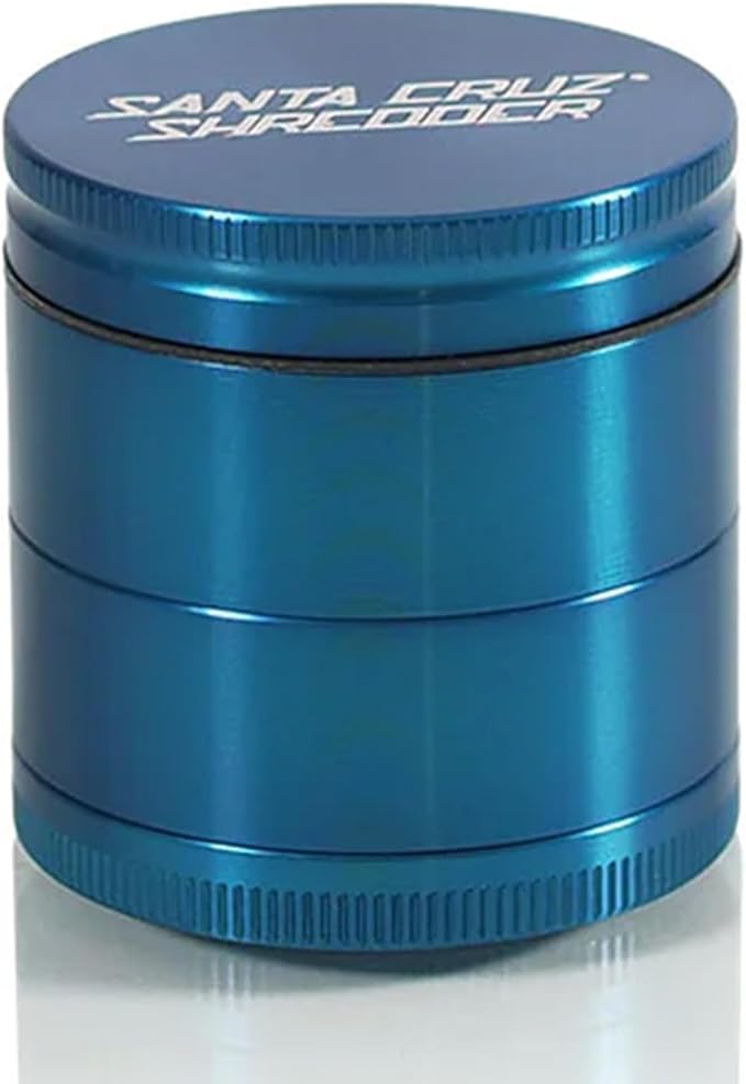 Santa Cruz Shredder Spice Grinder Made in USA (Medium (2.2 Inch), Blue) - Bloomnest