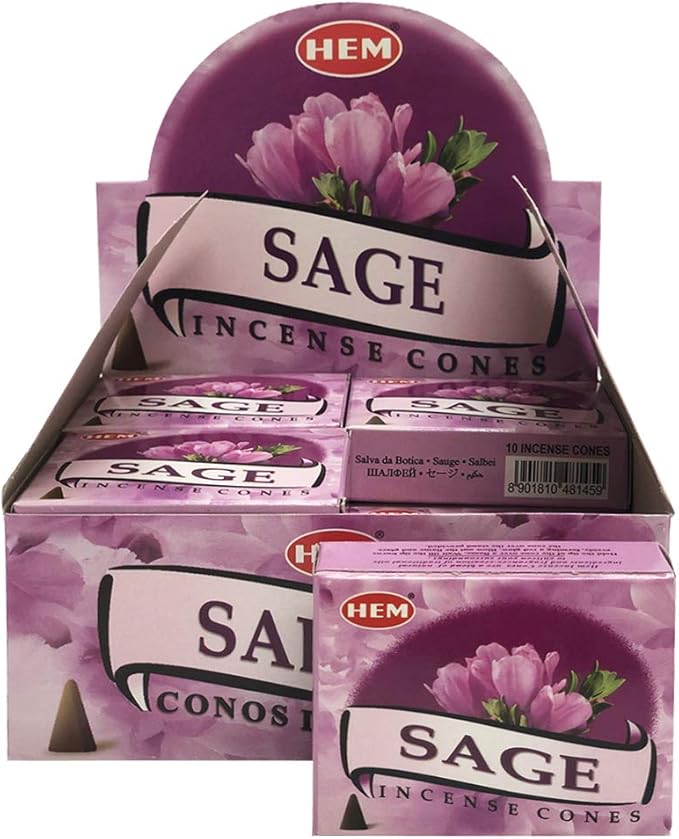 Sage Incense Cones And Cone Incense Burner Bundle Insence Insense Hem Incense TRUMIRI