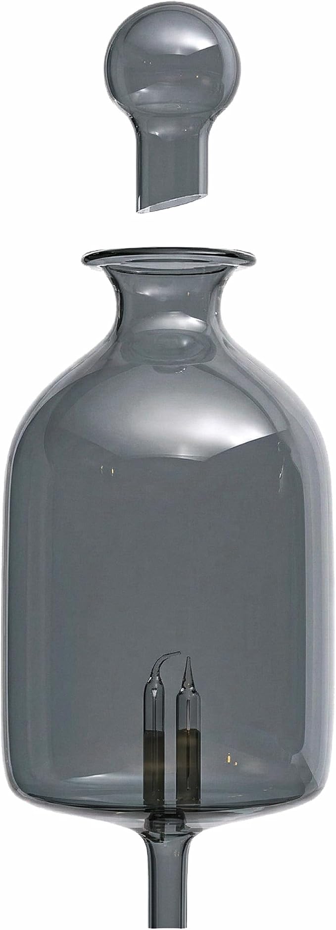 30ml Hand-Blown Glass Atomizing Chamber for Waterless Essential Oil Diffusers - High Transparency, Plastic-Free Nebulizing Vessel, DIY Replacement Accessory, Aria Smoke
