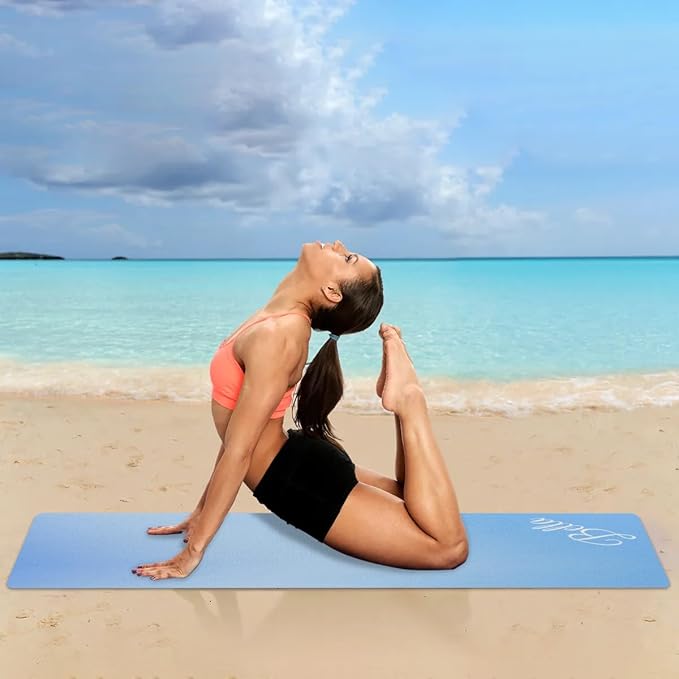 Custom Name Yoga Mat,Personalized Travel Yoga Exercise Mat,Non Slip,Perfect for Kids & Adults,Gradient Color E Series - Bloomnest